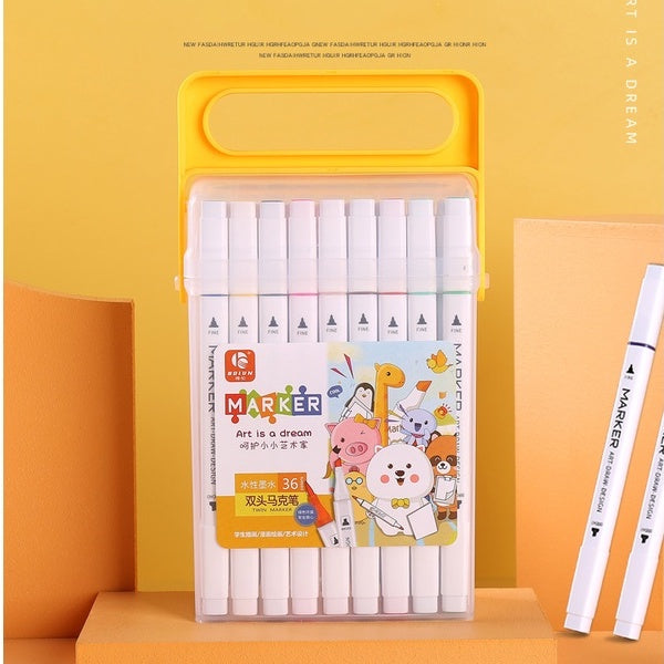 Premium Double Sided Watercolor Markers Colors Set