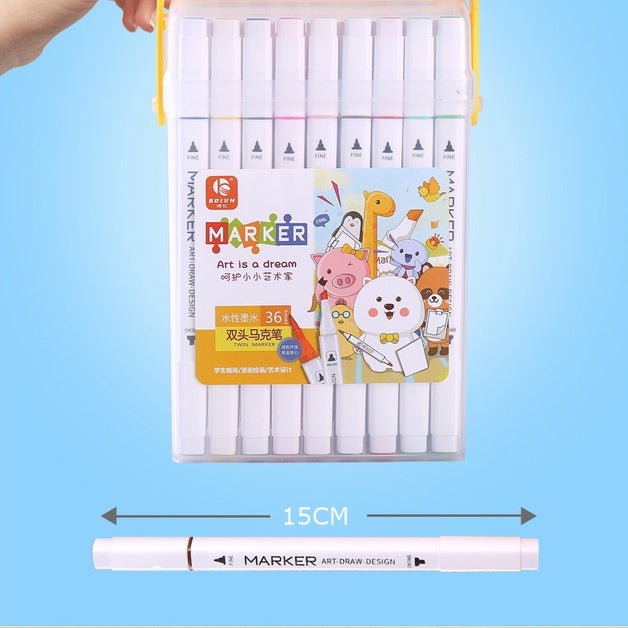 Premium Double Sided Watercolor Markers Colors Set