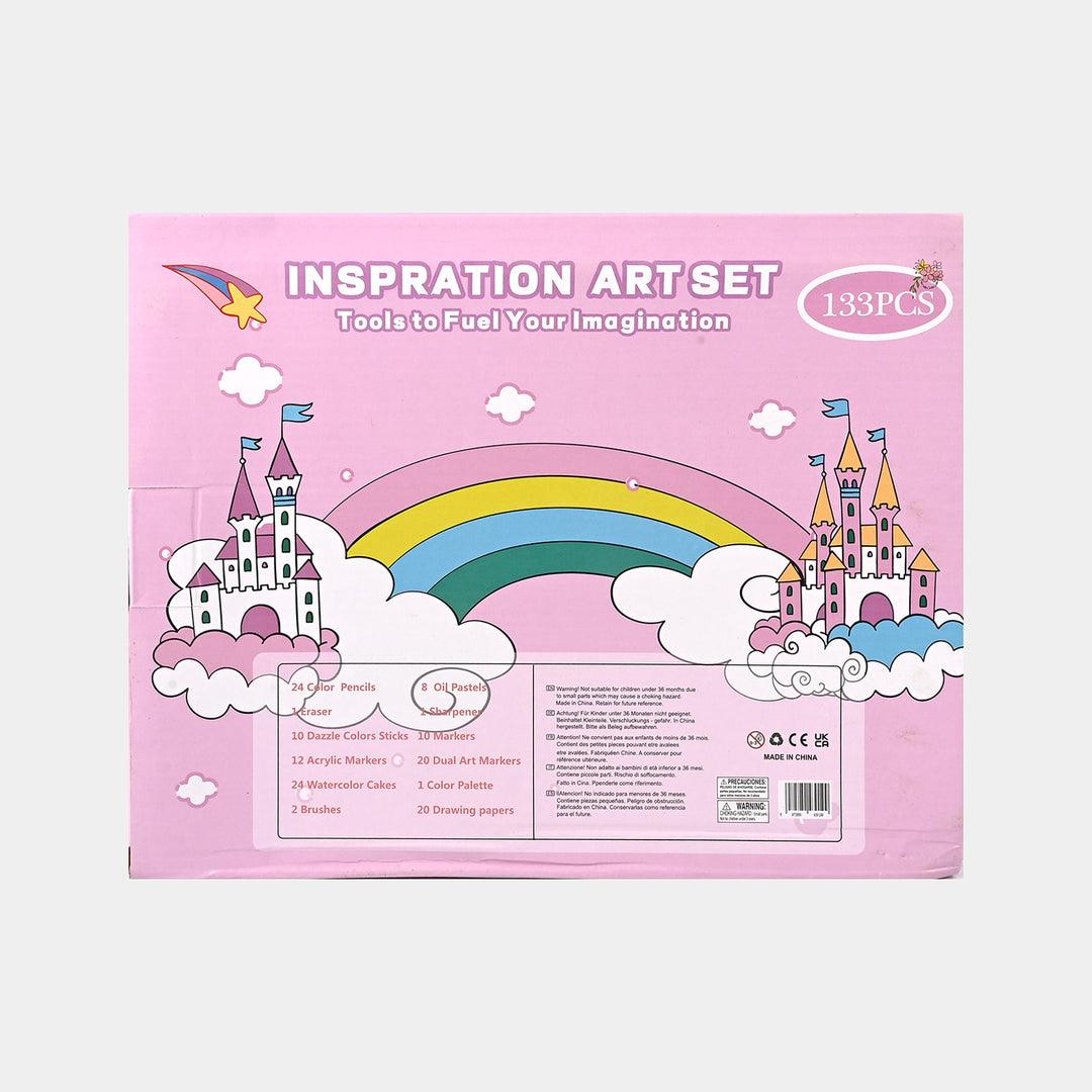 133 Pcs Premium Suitcase Color Set 6-Sides - Junior Junction