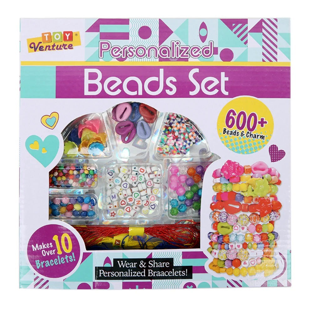 Beads Set 600+ Beads & Charm Wear - Junior Junction