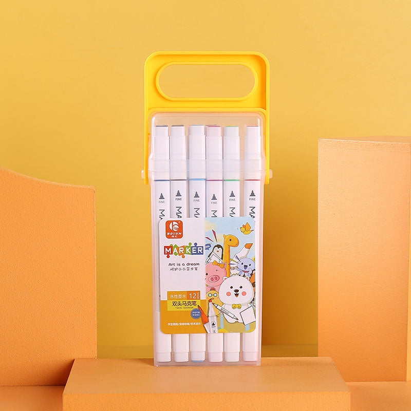Premium Double Sided Watercolor Markers Colors Set