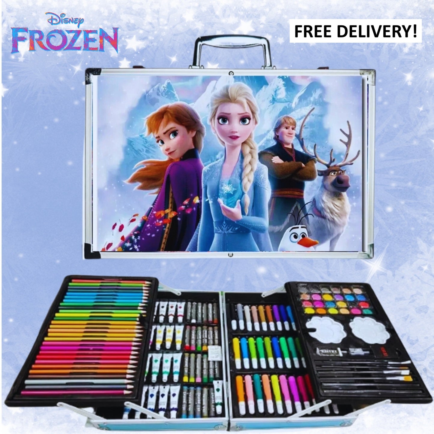 145 pc Art Set Premium Briefcase 4-Sides