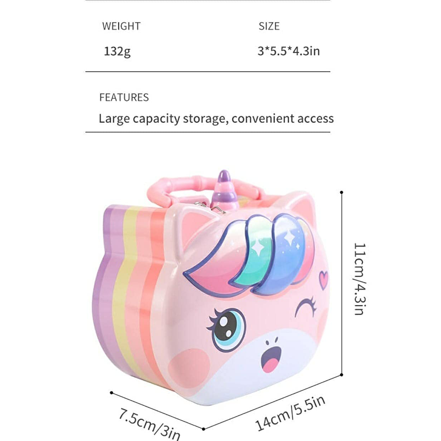 Cute Unicorn Money Bank (Piggy Bank)