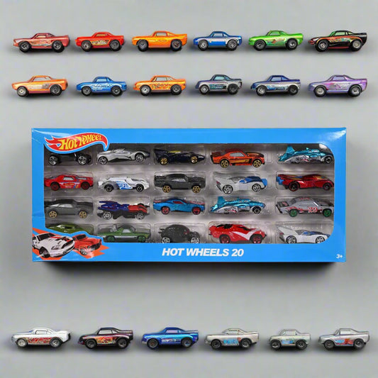 Hot Wheels Die Cast Metal Cars Set 20 Pcs - Junior Junction