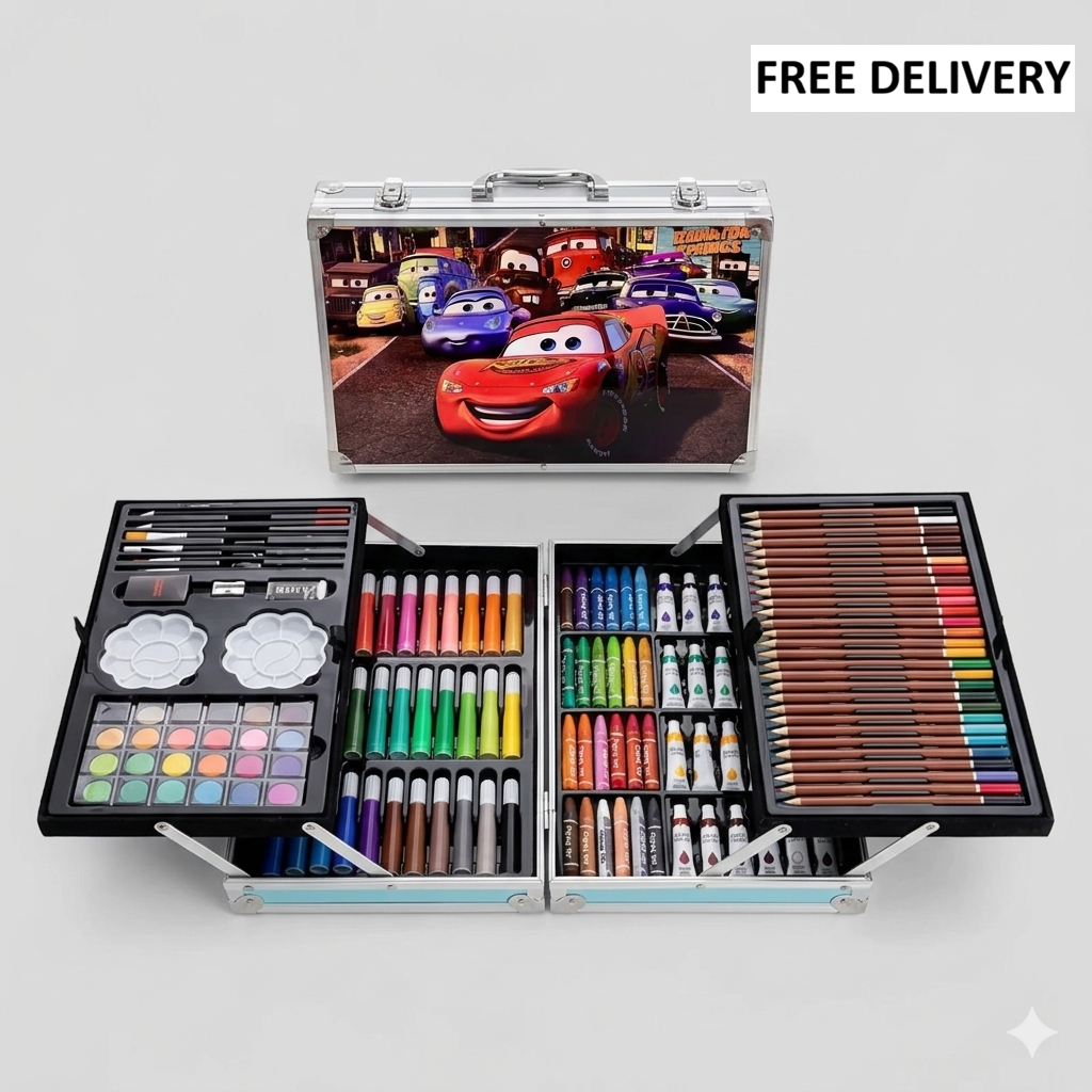 145 pc Art Set Premium Briefcase 4-Sides