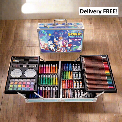 145 pc Art Set Premium Briefcase 4-Sides