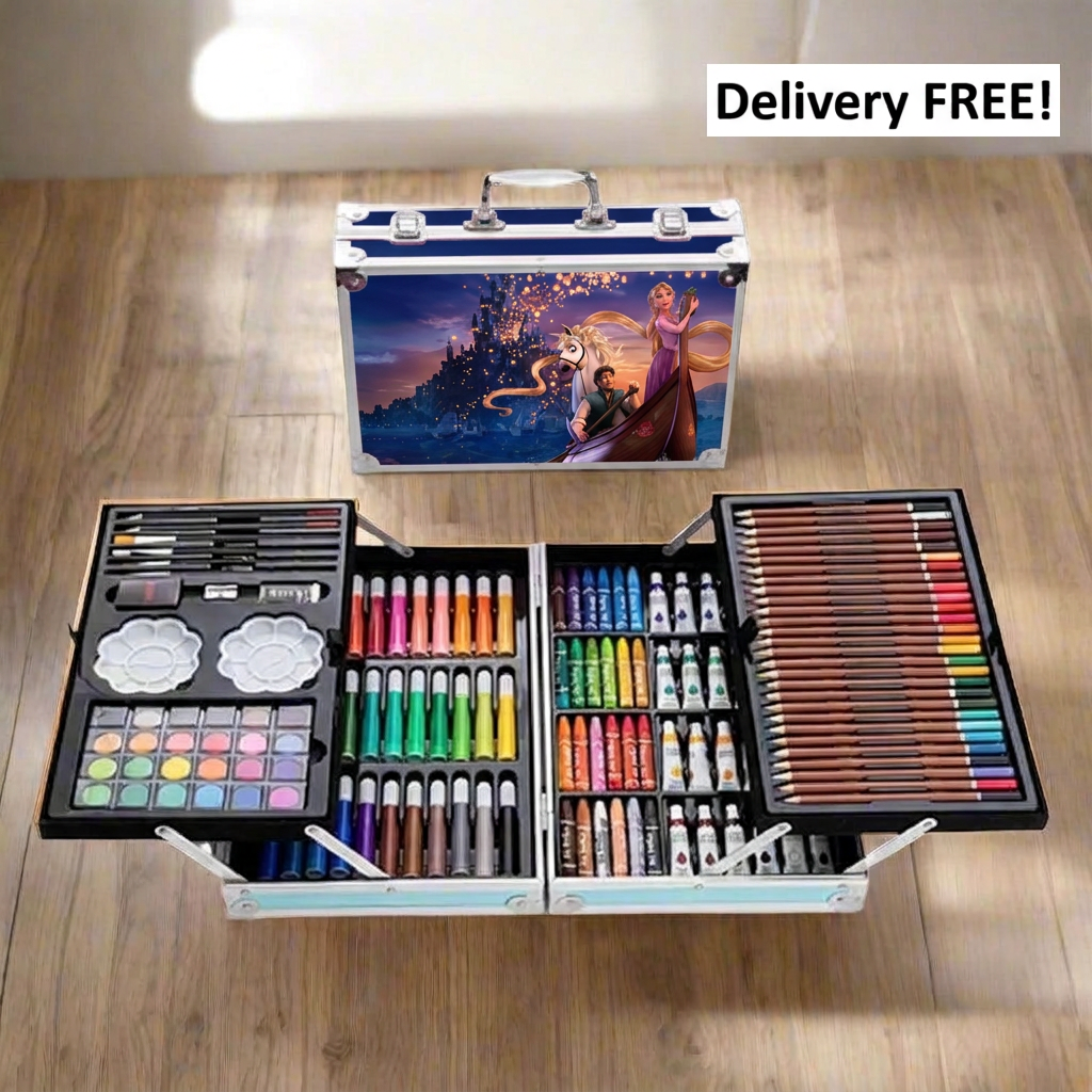 145 pc Art Set Premium Briefcase 4-Sides