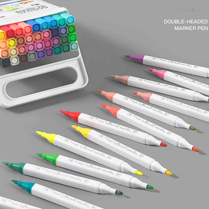 Acrylic Markers Set - Double Sided