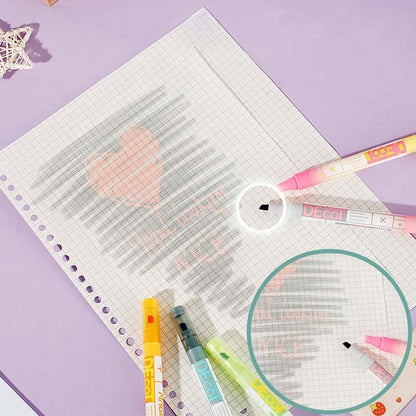 Magic Double-Sided Color Markers - Set of 8