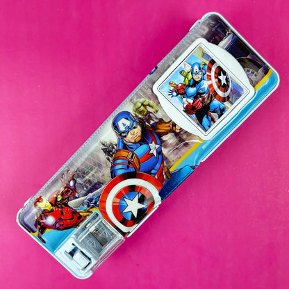 Disney Theme Plastic Pencil Box For Kids