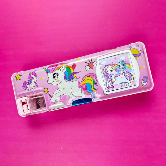 Disney Theme Plastic Pencil Box For Kids