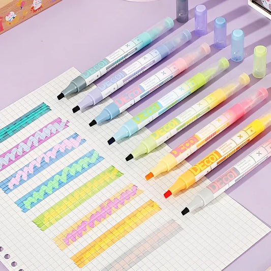 Magic Double-Sided Color Markers - Set of 8