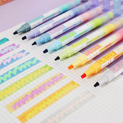 Magic Double-Sided Color Markers - Set of 8