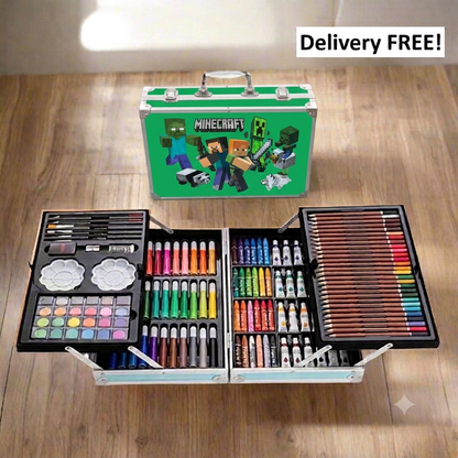 145 pc Art Set Premium Briefcase 4-Sides