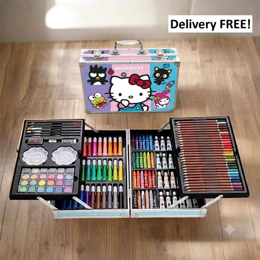 145 pc Art Set Premium Briefcase 4-Sides