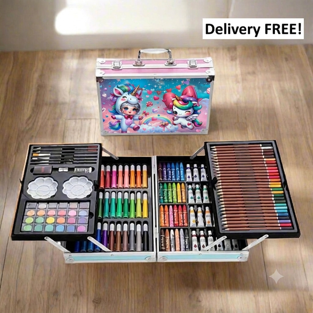 145 pc Art Set Premium Briefcase 4-Sides