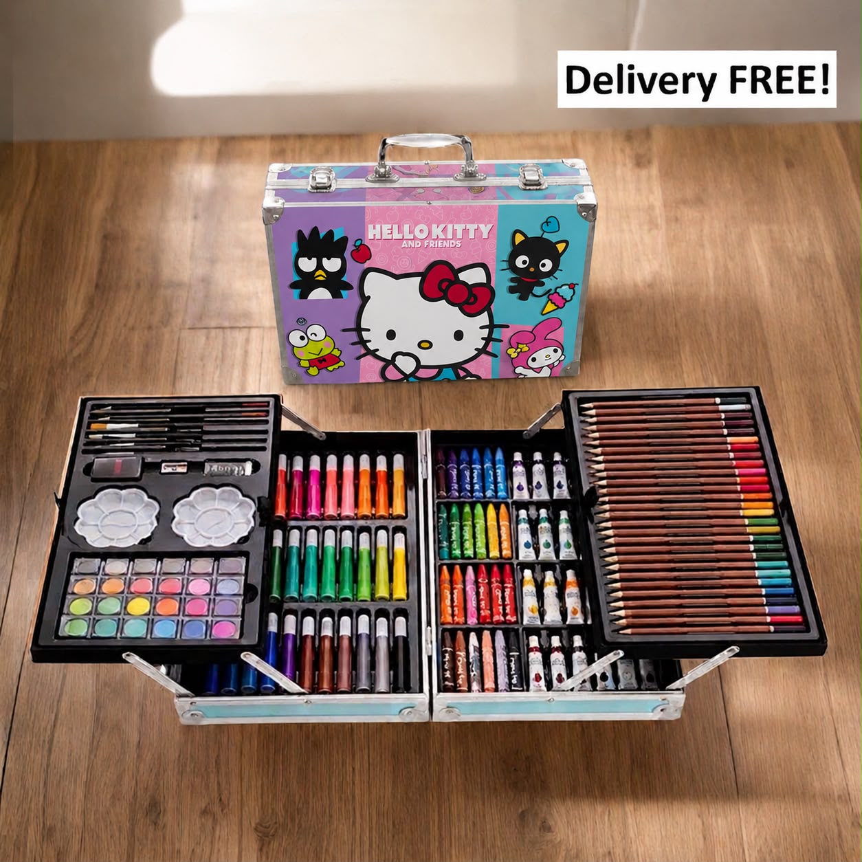 145 pc Art Set Premium Briefcase 4-Sides